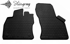 Гумові килимки Volkswagen Jetta 7 (A7) (2018-) (design 2016) with plastic clips AV2 (2 шт) 1024462 Stingray