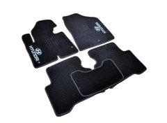 Ворсові килимки Hyundai Santa Fe (2012-) /чорні, кт. 5шт BLCCR1236 AVTM