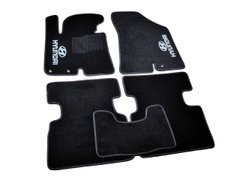 Ворсові килимки Hyundai IX35 (2010-) /чорні Premium BLCLX1229 AVTM