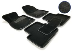3D килимки в салон Mazda 3 2013- ворсові чорні 5шт 86350 Seintex