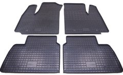 Гумові килимки Fiat Doblo 01- (4 шт) 45621 Polytep