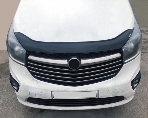 Дефлектор капоту Opel Vivaro 2015-2019/Nissan NV300 2016- короткий EuroCap 6081K062