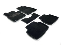 3D ворсові килимки в салон Mazda 3/CX-30 2019- Чорні 5шт Seintex 93043 (Мазда 3 СХ 30)