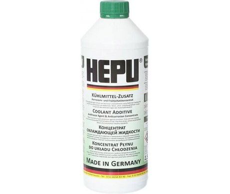 Антифриз G11 концентрат HEPU FULL GREEN -38 1.5 л HEPU P999GRN