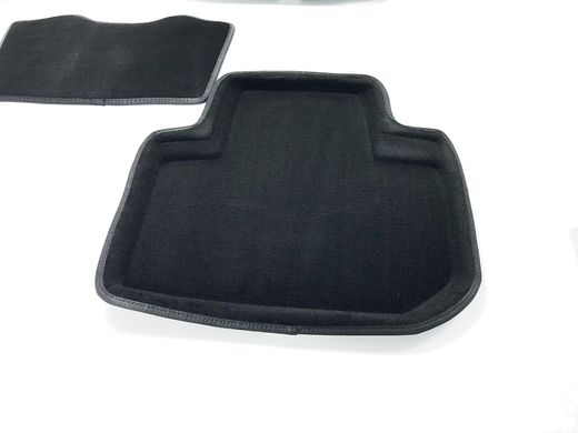 3D килимки в салон Subaru Forester 2012- ворсові чорні 5шт 86340 Seintex