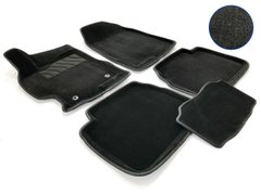 3D килимки в салон Mazda 6 2008-2012 ворсові чорні 5шт 71699 Seintex