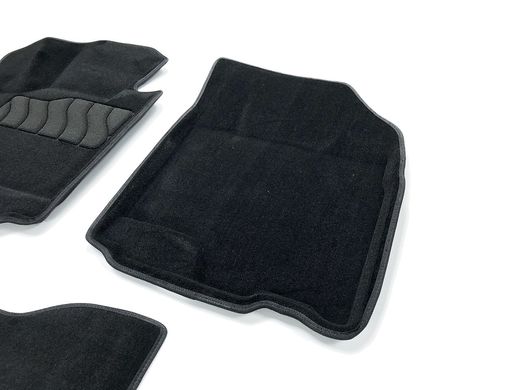 3D килимки в салон Suzuki SX4 2006- ворсові чорні 5шт 71701 Seintex