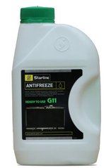 Антифриз G11, 1л. готовий до застосування до -40, зелений STAR LINE SANTIFREEZEGREEN1