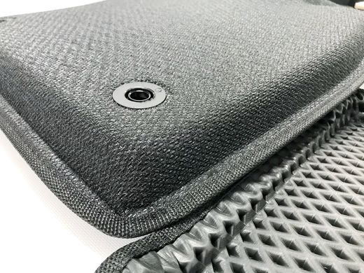 3D килимки в салон Ford Kuga (2013-2016) чорні 3D-EVA, 5шт Seintex