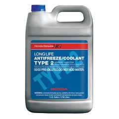 Антифриз Honda Long Life Blu Antifreeze Coolant TYPE 2 -37 синій 3,785л Honda OL9999011