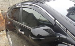Дефлектори вікон (вітровики) Honda CR-V 2012- (з хром молдингом) HOCR1216 AVTM