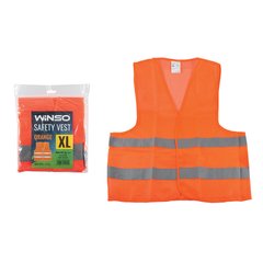 Жилет безпеки світловідбиваючий оранжевий, XL Winso 149200