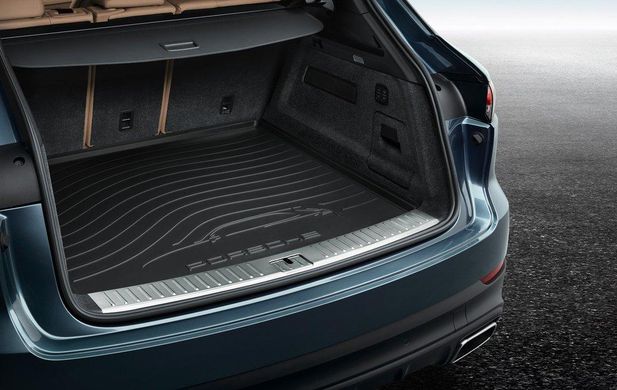 Оригінальний Оригінальний килимок в багажник Porsche Cayenne 2018 - гумовий з високим бортом (порш каен) 9Y0044031