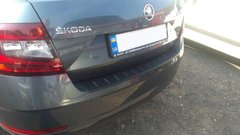 Skoda Octavia A7 (2013-2017) / Накладка на задній бампер AVTM SKOA71317NZB