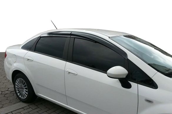 Дефлектори вікон (вітровики) Fiat Linea 2006-2018, кт 4шт SP-S-14 SUNPLEX