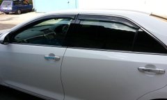 Дефлекторы окон Mazda 6 2012-Sedan з хром молдингом Ma31-M HIC