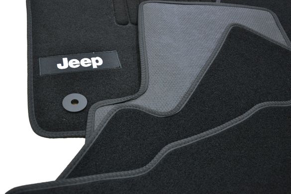 Ворсові килимки Jeep Renegade (2014-) /чорні 4шт BLCCR2002 AVTM