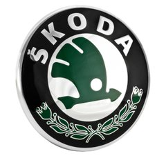 Эмблема Skoda Octavia Tour/Octavia A5/Felicia/Fabia/Roomster, диаметр 79мм 1U0853621CMEL