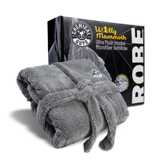 Халат ультра плюшевий з капюшоном з мікрофібри "Bath Robe" - (розмір - XL/XXL)