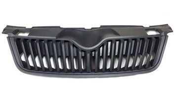 Оригинальная решетка радиатора Skoda Fabia/Roomster 2010-2014, черная, 5J0853668B9B9