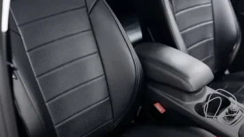 Чохли на сидіння Hyundai Tucson 3 2015-, екошкіра, чорні Seintex 87960