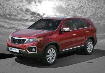 Накладки хромовані на дзеркала (2шт) Kia Sorento 2010-, OmsaLine 4013111