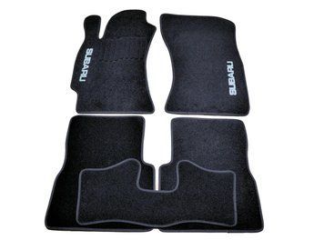 Коврики в салон (ворсовые) Subaru Forester 2008-2012, черные, 5шт, AVTM BLCCR1578