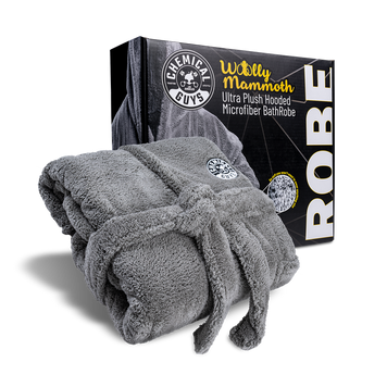 Халат ультра плюшевий з капюшоном з мікрофібри Bath Robe - (розмір - XL/XXL) Chemical Guys SHE914B