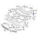 Крепление переднего бампера BMW 5-Series F10/F11 2010-2013/7-Series F01 2008-2015, правое, AVTM, 51117158894, 181420934