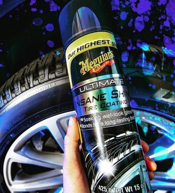Спрей для чорніння шин Meguiars Ultimate Insane Shine&trade; Tire Coating 425г Meguiars G190315