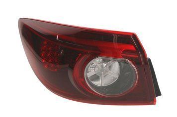 Ліхтар задній Mazda 3 SD 2013-, лівий, зовнішній LED, Depo, 216-1999L-UE