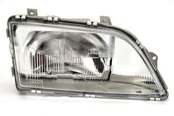 Фара передняя Opel Omega A 1986-1994, правая H4, механическая регулировка, Depo, 442-1104R-LD-E