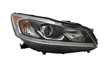 Фара передняя Honda Accord 9 2015-2017 SD EUR/USA, правая, электрическая/механическая регулировка, без ламп (H11.HB3.7444na.LED), Depo, 3171176RASN2