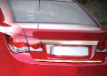 Накладка хромированная на кромку багажника (нерж) Chevrolet Cruze 2012-2015 Hb, Carmos, 6459661H