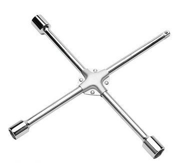 Ключ баллонный крестовый 17,19,21mm 1/2" усиленный TOPTUL AEAL1616