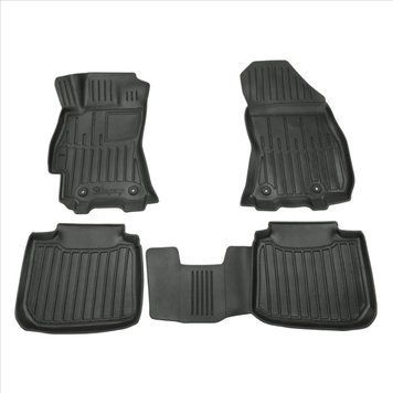 Коврики в салон Subaru Outback BS 2014-2021 с бортиком, полиуретан, 4 шт. Stingray 5029074