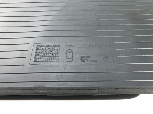 Оригинальные коврики в салон BMW X5/X6 2014-, M-Performance, задние, 51472353380