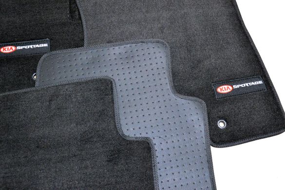 Ворсові килимки KIA Sportage (2015-) /Чорні, Premium BLCLX1282 AVTM