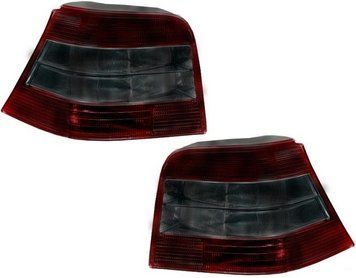 Ліхтарі задні Volkswagen Golf 4 1996-2003, темні Design, комплект 2 шт, Hella, 9EL 007 720-821