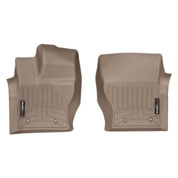 Килимки у салон Land Rover Range Rover Vogue 2013-, з бортом, передні, бежеві, Weathertech 454801