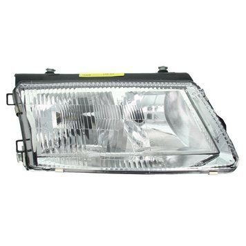 Фара передня Volkswagen Passat B5 1996-2001, права H7/H4, електричне регулювання, Depo, 441-1125R-LDEMF