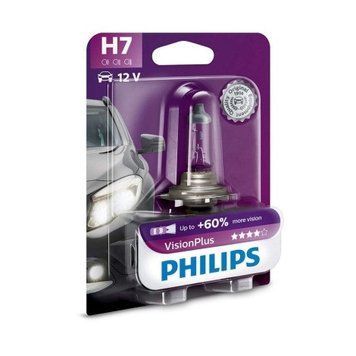 Автолампа H7 Vision Plus+60% 12V 55W PX26d (блистер 1шт)