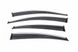 Дефлекторы окон (ветровики) Hyundai Accent 2011-2017 SD , кт 4шт (з хром молдингом) SNF014 SUNPLEX 1