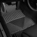 Коврики в салон BMW 5-Series E60 2003-2010, передние, черные, Weathertech W62 2