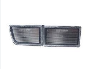 Відбивач переднього бампера Volkswagen Golf 3/Vento 1991-1997, правий, великий, димчастий, AVTM, 189522Z4E