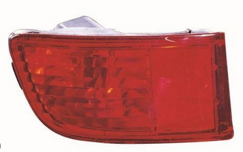 Отражатель заднего бампера Toyota Land Cruiser Prado 120 2003-2008, левый, Depo, 2122924LE