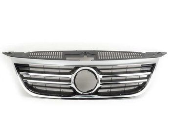 Решітка радіатора Volkswagen Tiguan 2007-2011, хромована/чорна, AVTM, 187114990