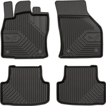 Килимки у салон Volkswagen Golf 2012-/T-Roc 2017-/Seat Leon 2012-, з бортом, Frogum, FG 77407060