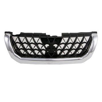 Решетка радиатора Mitsubishi Pajero Sport 2000-2004, хромированная/черная, AVTM, 183733993