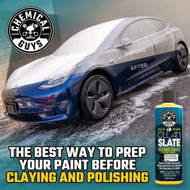 Автошампунь Chemical Guys для глубокой очистки поверхности и удаления воска Clean Slate Wax Stripping Wash-473 Chemical Guys CWS80316